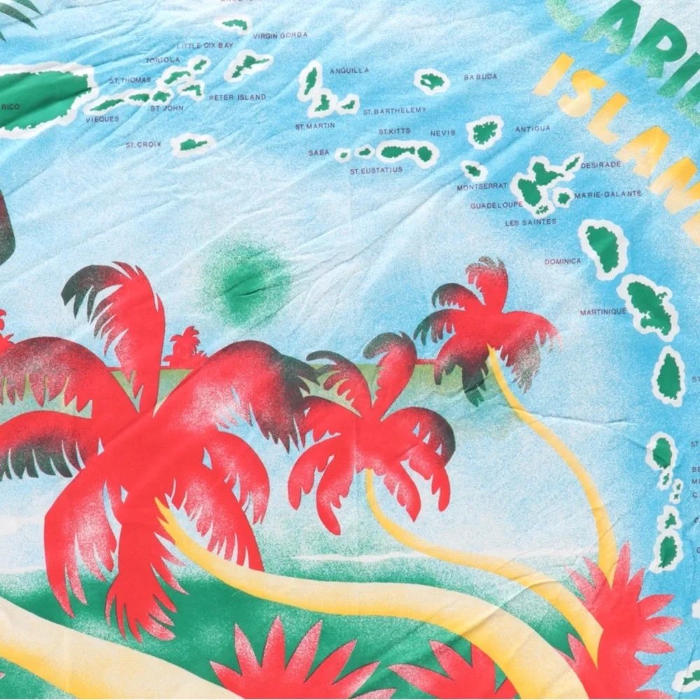 Jacques Rollet Caribbean Cotton Print Decorative Tapestry